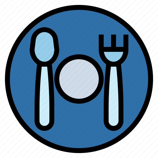 Dinner, dish, fork, knife, restaurant icon - Download on Iconfinder