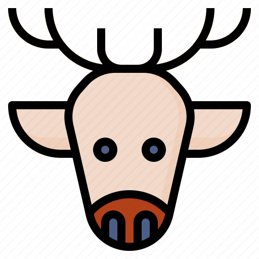 Animal, christmas, deer, reindeer, winter icon - Download on Iconfinder