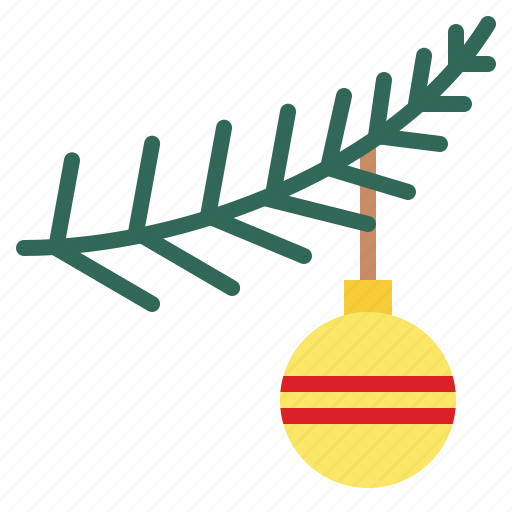 Ball, branch, christmas, tree icon - Download on Iconfinder