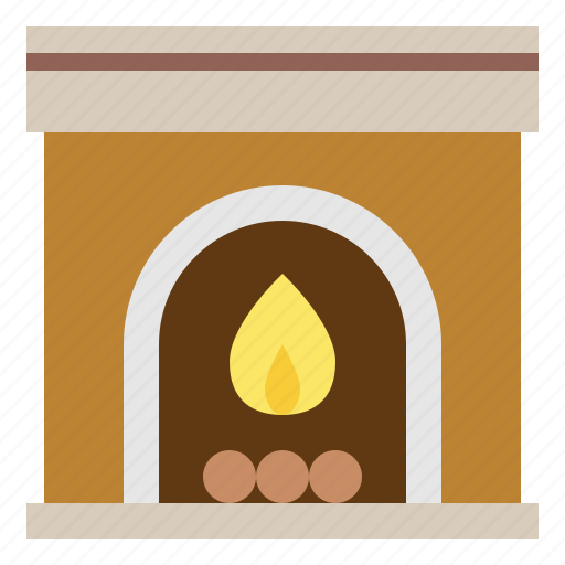 Christmas, fireplace, house, warm icon - Download on Iconfinder