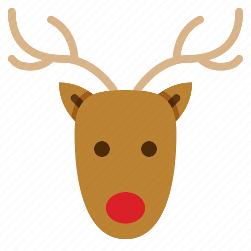 Animal, christmas, happy, reindeer icon - Download on Iconfinder