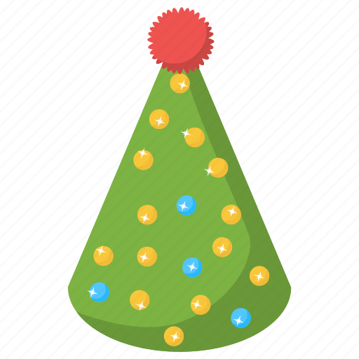 Birthday cap, birthday cone, christmas hat, party cap, party hat icon - Download on Iconfinder