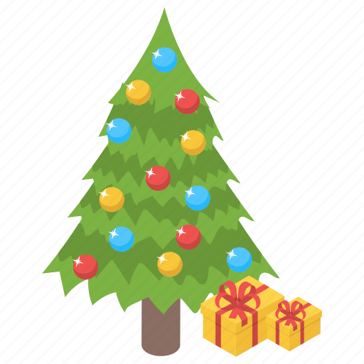 Christmas tree, fancy tree, grand fir, mini pine, pine tree icon - Download on Iconfinder
