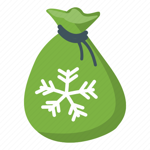 Bag, pouch, purse, sack, snowflake sack, stachel icon - Download on Iconfinder
