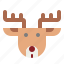 christmas, deer, mammal, reindeer, winter 