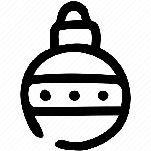 Bauble, christmas, decoration, ornament, tree icon - Download on Iconfinder