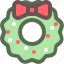 bow, christmas, decoration, holiday, winter, wreath, xmas 