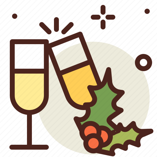 Champagne, christianity, holidays, winter icon - Download on Iconfinder