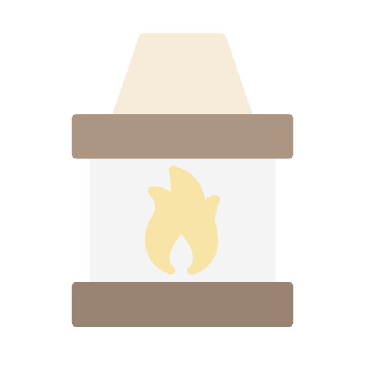 Burning, christmas, fire, fireplace, winter icon - Free download