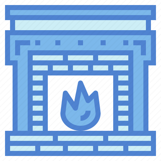 Chimney, fireplace, household, warm icon - Download on Iconfinder