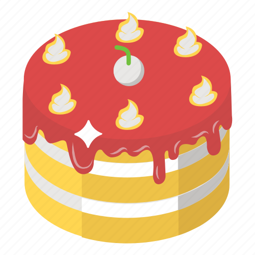 Bakery item, cake, christmas cake, dessert, sweet cake icon - Download on Iconfinder