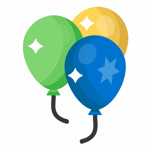 Balloons, christmas balloons, decorative balloons, new year balloons, party balloon icon - Download on Iconfinder