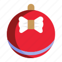 balls, christmas, lights, ornaments, snow, winter, xmas