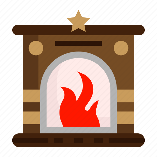 Campfire, chimney, christmas, holiday, warm, winter, xmas icon - Download on Iconfinder
