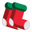 christmas, claus, gifts, santa, socks, toys, xmas 