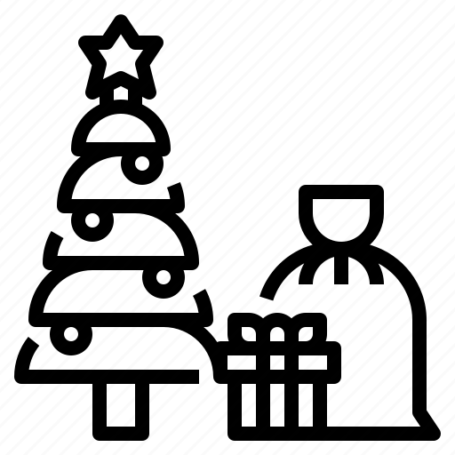 Santa, xmas, gift, tree, christmas icon - Download on Iconfinder
