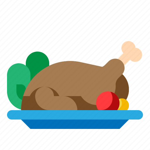 Thanksgiving, chicken, christmas, roasted turkey, holiday icon - Download on Iconfinder