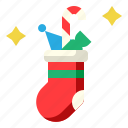 stocking, xmas, santa, christmas, gift