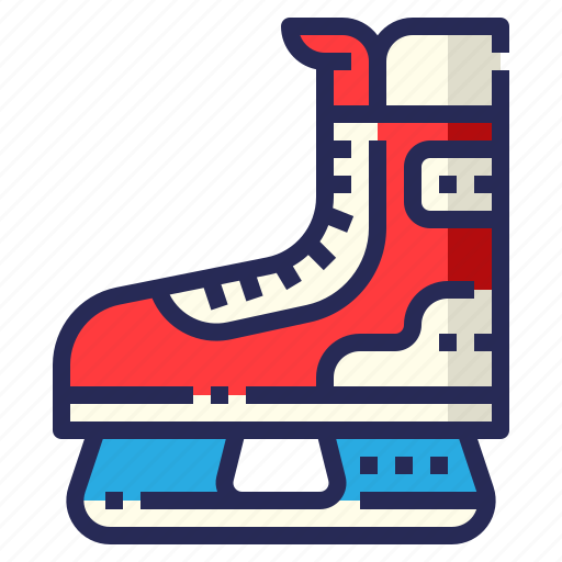 Shoes, ice skate shoes, snow, christmas icon - Download on Iconfinder