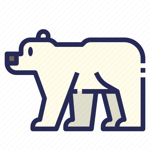 Polar, winter, christmas, xmas, bear icon - Download on Iconfinder