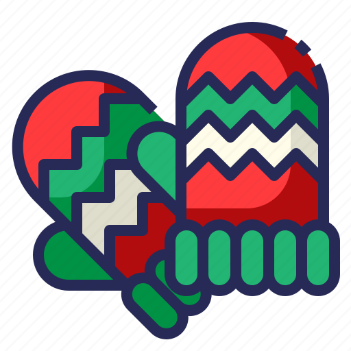 Winter, xmas, cool, christmas, gloves icon - Download on Iconfinder