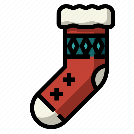 Christmas, sock, warm, winter, fashion icon - Download on Iconfinder