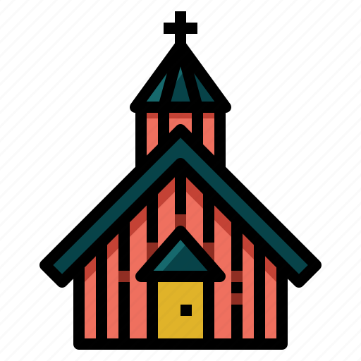 Church, architecture, and, city, catholic, christmas, cathedral icon - Download on Iconfinder