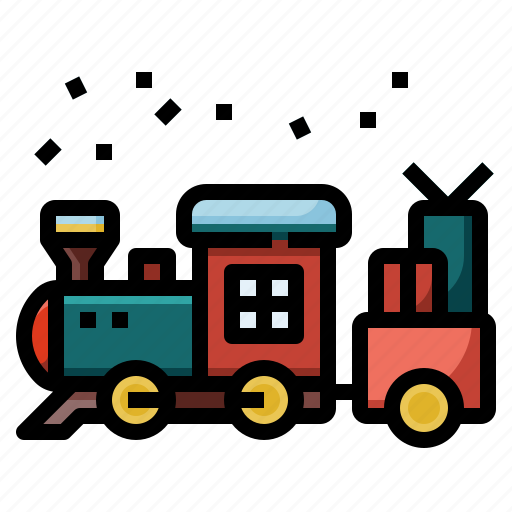 Toy, winter, gift, christmas, train icon - Download on Iconfinder