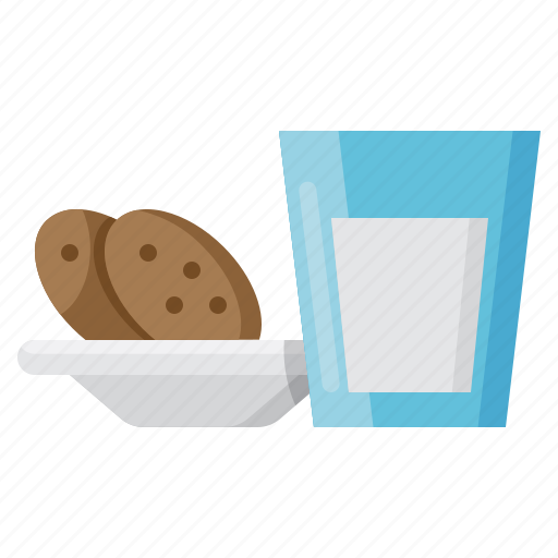 Milk, cookie, christmas, gift, fastival, party, xmas icon - Download on Iconfinder