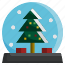 snow, globe, christmas, gift, fastival, party, xmas