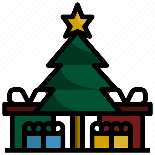 Christmas, tree, gift, fastival, party, xmas icon - Download on Iconfinder