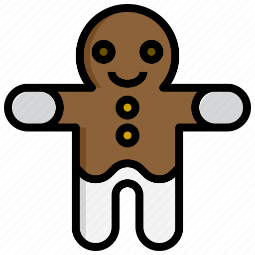Gingerbread, man, christmas, gift, fastival, party, xmas icon - Download on Iconfinder