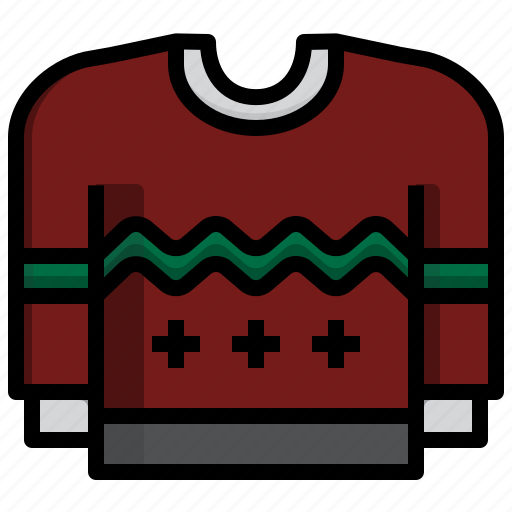 Sweater, christmas, gift, fastival, party, xmas, winter icon - Download on Iconfinder