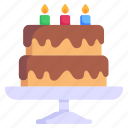 cake, birthday cake, candles, christmas cake, celebration