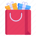 shopping, gift bag, gifts, presents, handbag