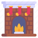 fireplace, stockings, christmas fireplace, heater, firepit