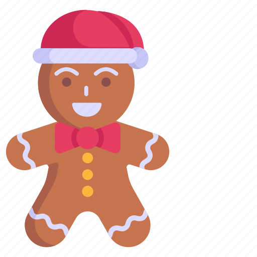 Gingerbread, ginger man, cookie, bakery, christmas food icon - Download on Iconfinder