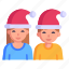 christmas persons, christmas kids, christmas celebrations, boy, girl 