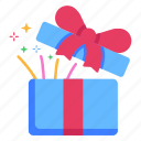 surprise, gift, prize, box, christmas present