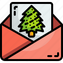 christmas, card, greetings, greeting, tree, xmas, pine, communications