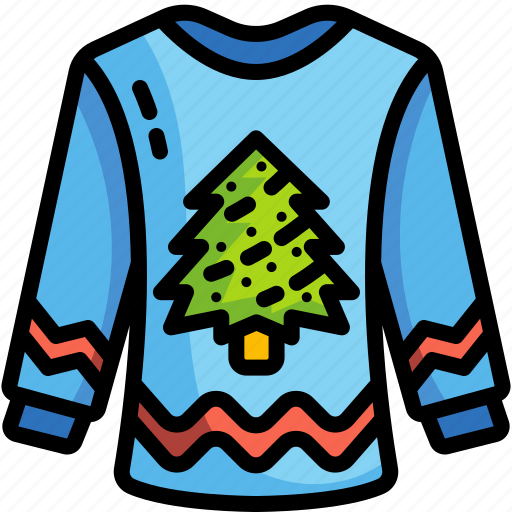 Sweater, christmas, sweaters, pullover, wearing, clothing, winter icon - Download on Iconfinder