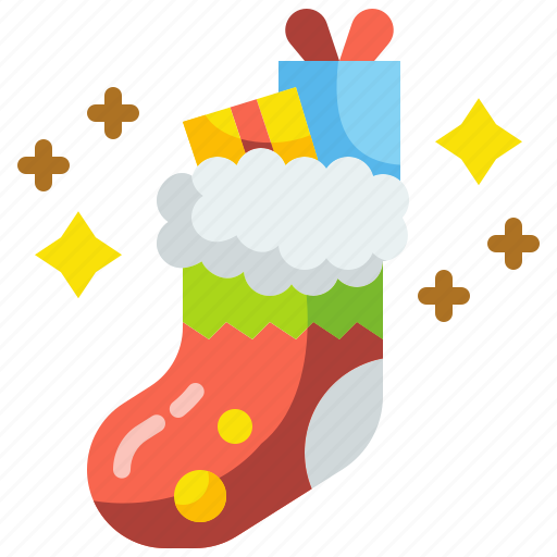 Christmas, sock, birthday, party, santa, claus, celebration icon - Download on Iconfinder