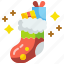 christmas, sock, birthday, party, santa, claus, celebration, clothing, socks 