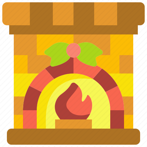 Fireplace, winter, chimney, warm, living, room, furniture icon - Download on Iconfinder