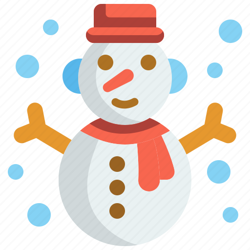 Snowman, winter, cold, snow, christmas, hat, scarf icon - Download on Iconfinder