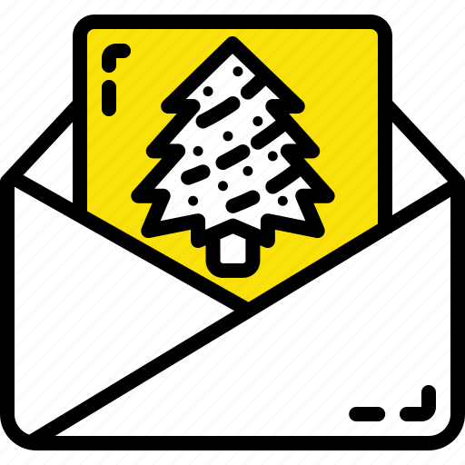 Christmas, card, greetings, greeting, tree, xmas, pine icon - Download on Iconfinder