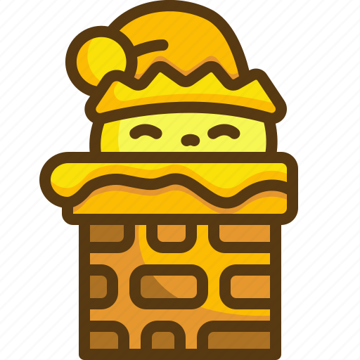 Chimney, christmas, xmas, santa, claus, character, costume icon - Download on Iconfinder
