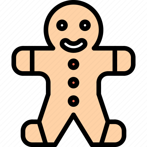 Cookie, man, food, christmas, new, year, holiday icon - Download on Iconfinder
