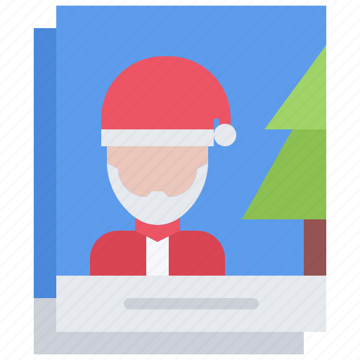 Photo, photography, santa, claus, tree, christmas, new icon - Download on Iconfinder