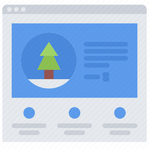 Website, browser, page, christmas, tree, purchase, shop icon - Download on Iconfinder